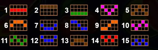 linhas de pagamento do diamond strike