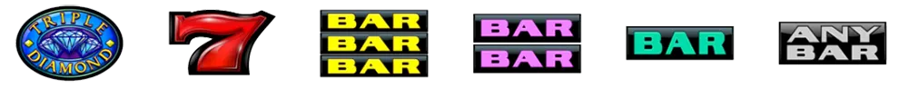 símbolos do triple diamond