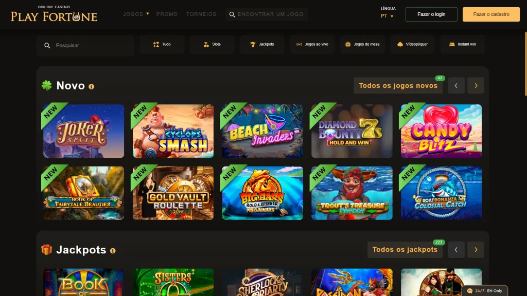 Jogos do PlayFortune