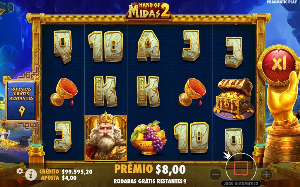 Hand of Midas 2 Rodadas Grátis Hand of Midas 2 Rodadas Grátis