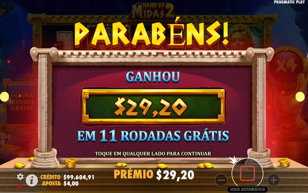 Hand of Midas 2 Vitória Hand of Midas 2 Vitória