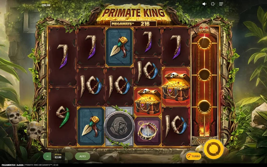 Primate King Megaways Símbolos Especiais Primate King Megaways Símbolos Especiais