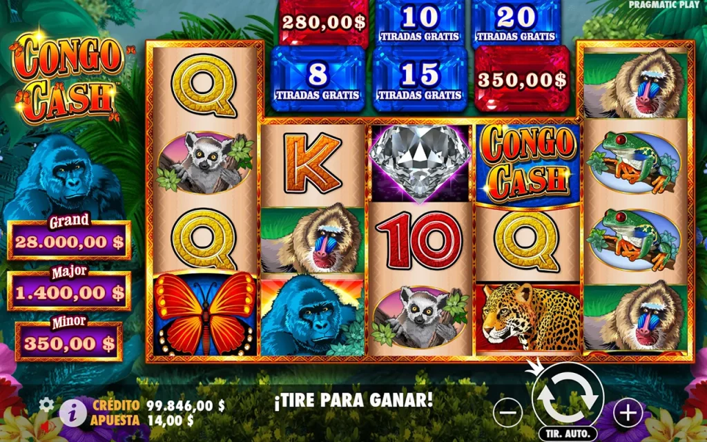 Congo Cash Símbolos Especiais Congo Cash Símbolos Especiais