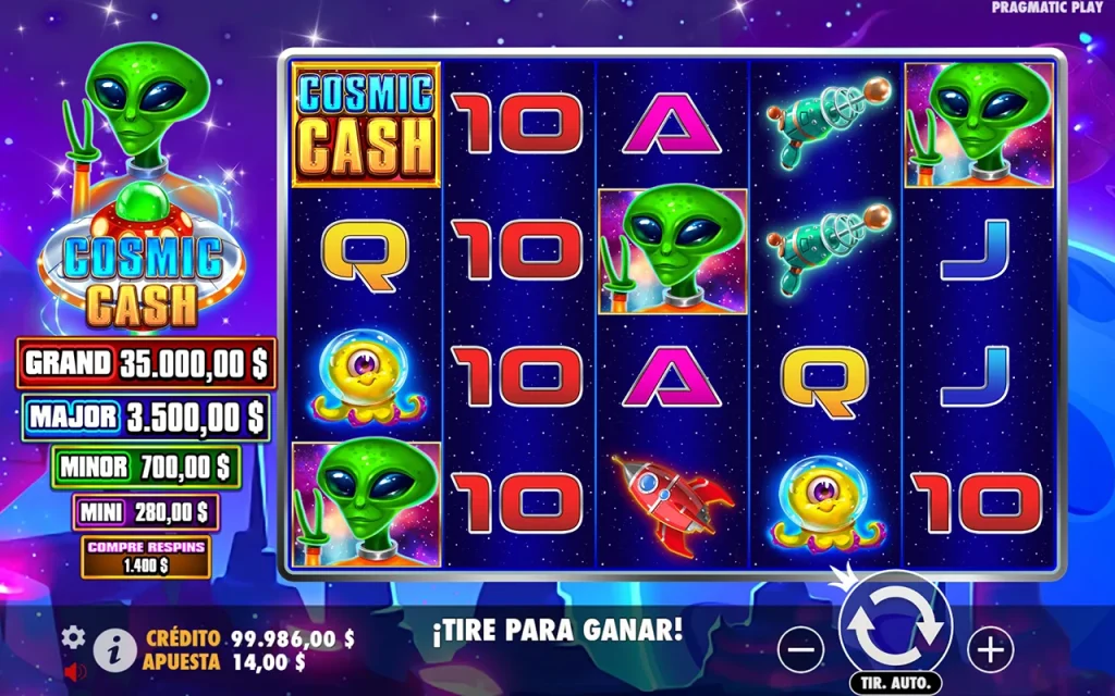 Cosmic Cash Jogo Grátis