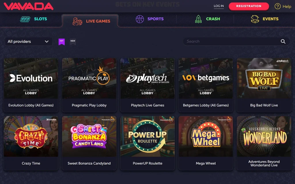 VAVADA Dealer Ao Vivo