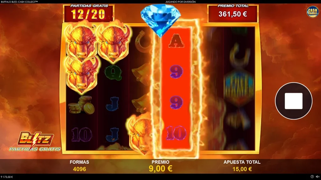 Buffalo Blitz: Cash Collect Rodadas Grátis