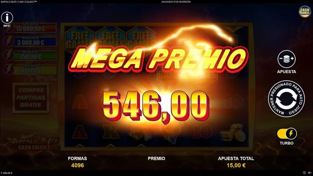 Buffalo Blitz: Cash Collect Mega Prêmio