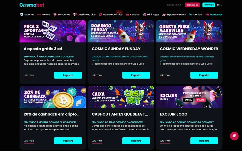 Cosmobet Promoções