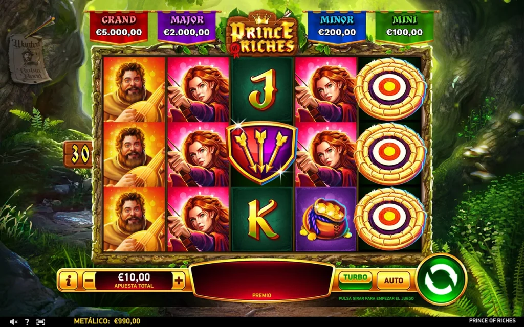 Prince of Riches Jogo Grátis
