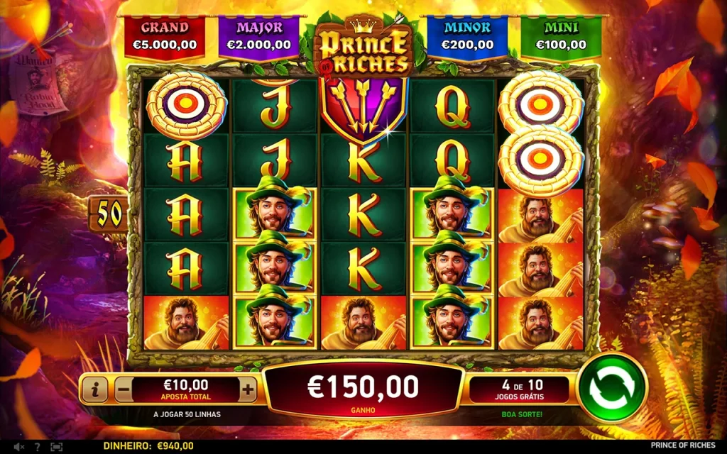 Prince of Riches Rodadas Grátis