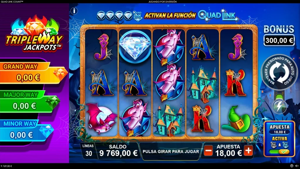 Quad Link Count Símbolos Especiais