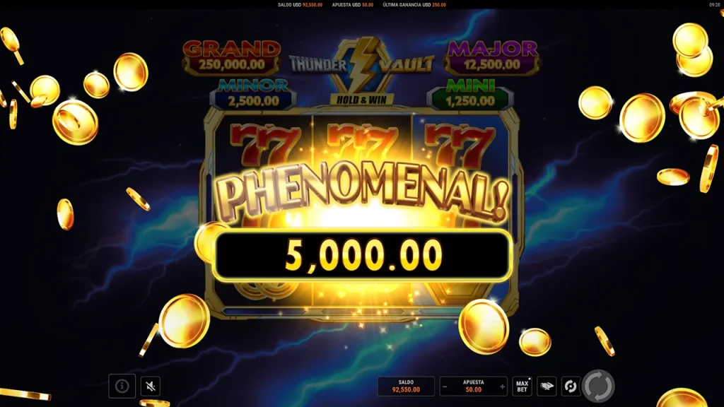 Thunder Vault Hold & Win Vitória