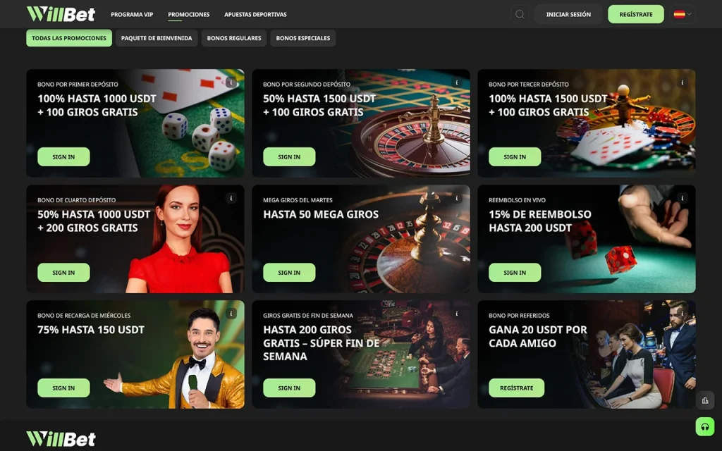 WillBet Promoções