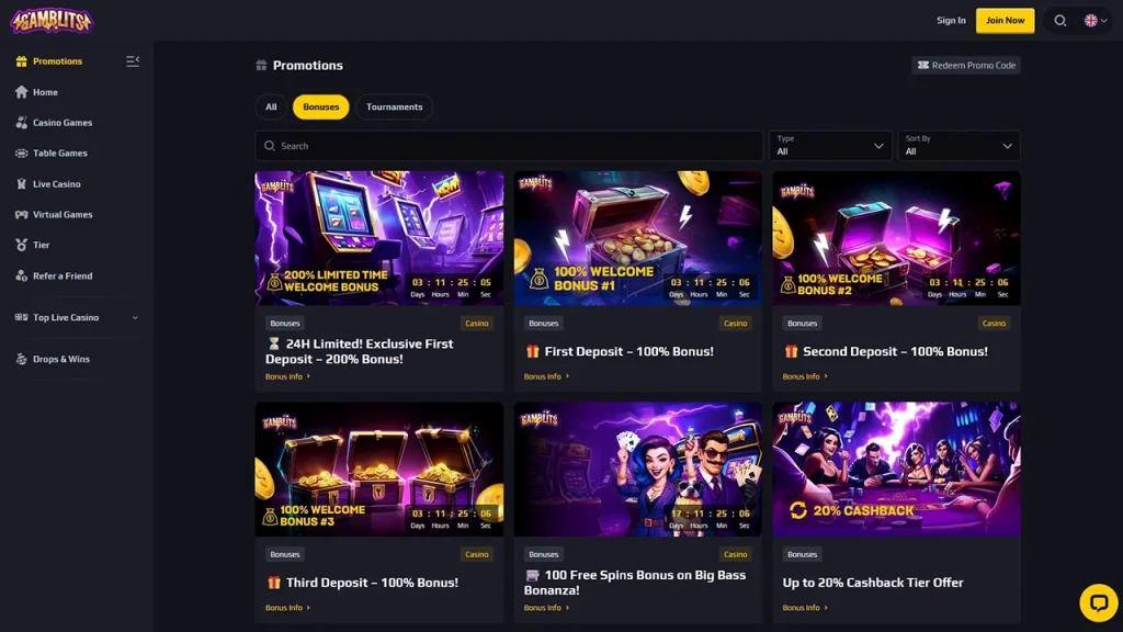 Gamblits Promoções