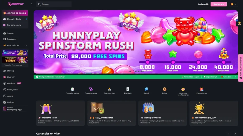 HunnyPlay Cassino