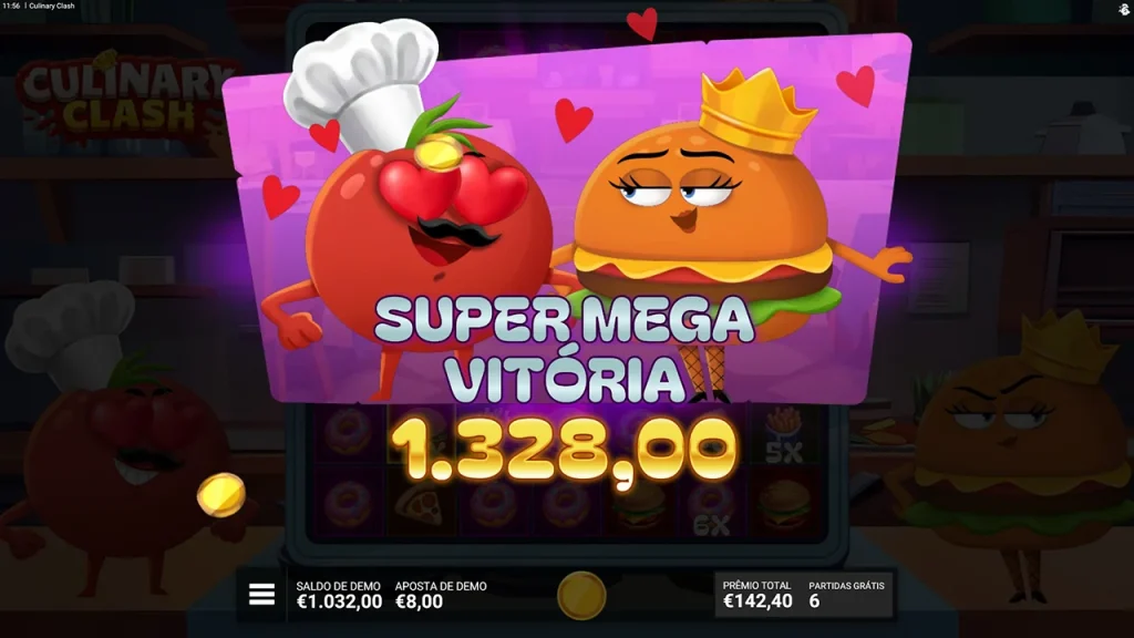 Culinary Clash Ganhos
