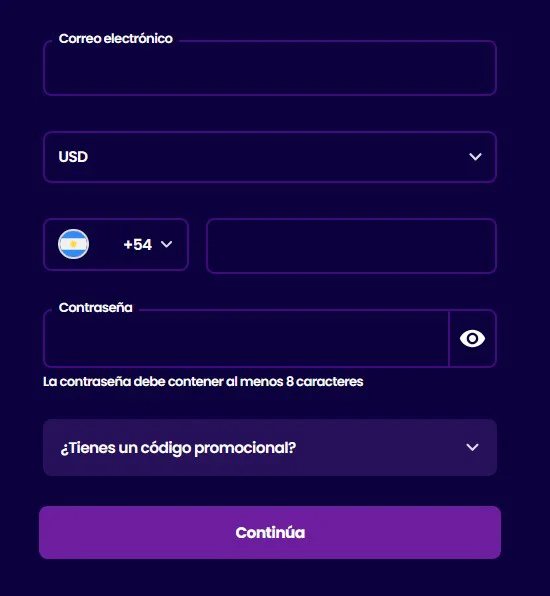 Wazbee Formulário de Registro