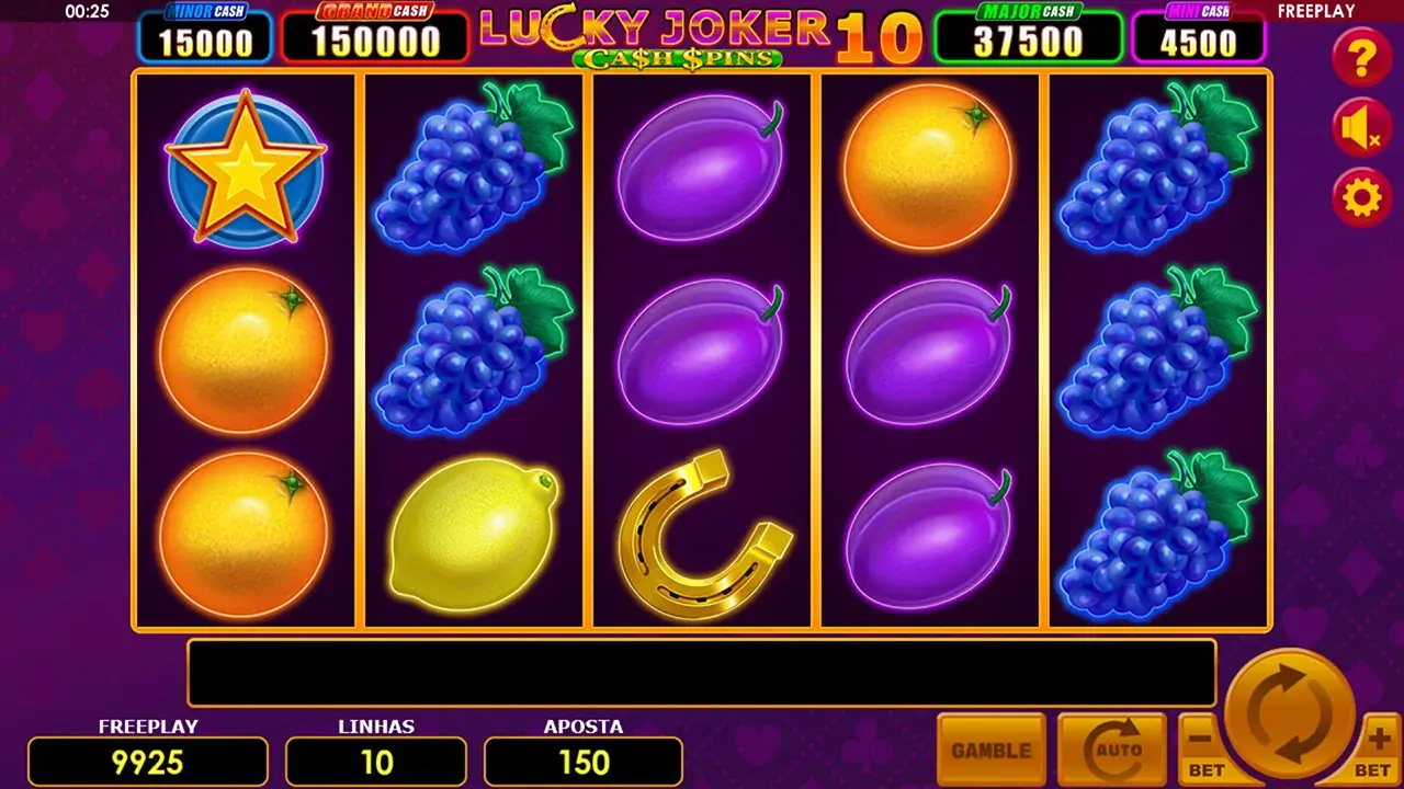 Lucky Joker 10 Cash Spins Jogo Grátis