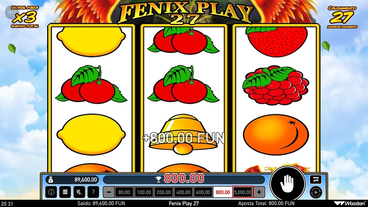 Fenix Play 27 Ganhos