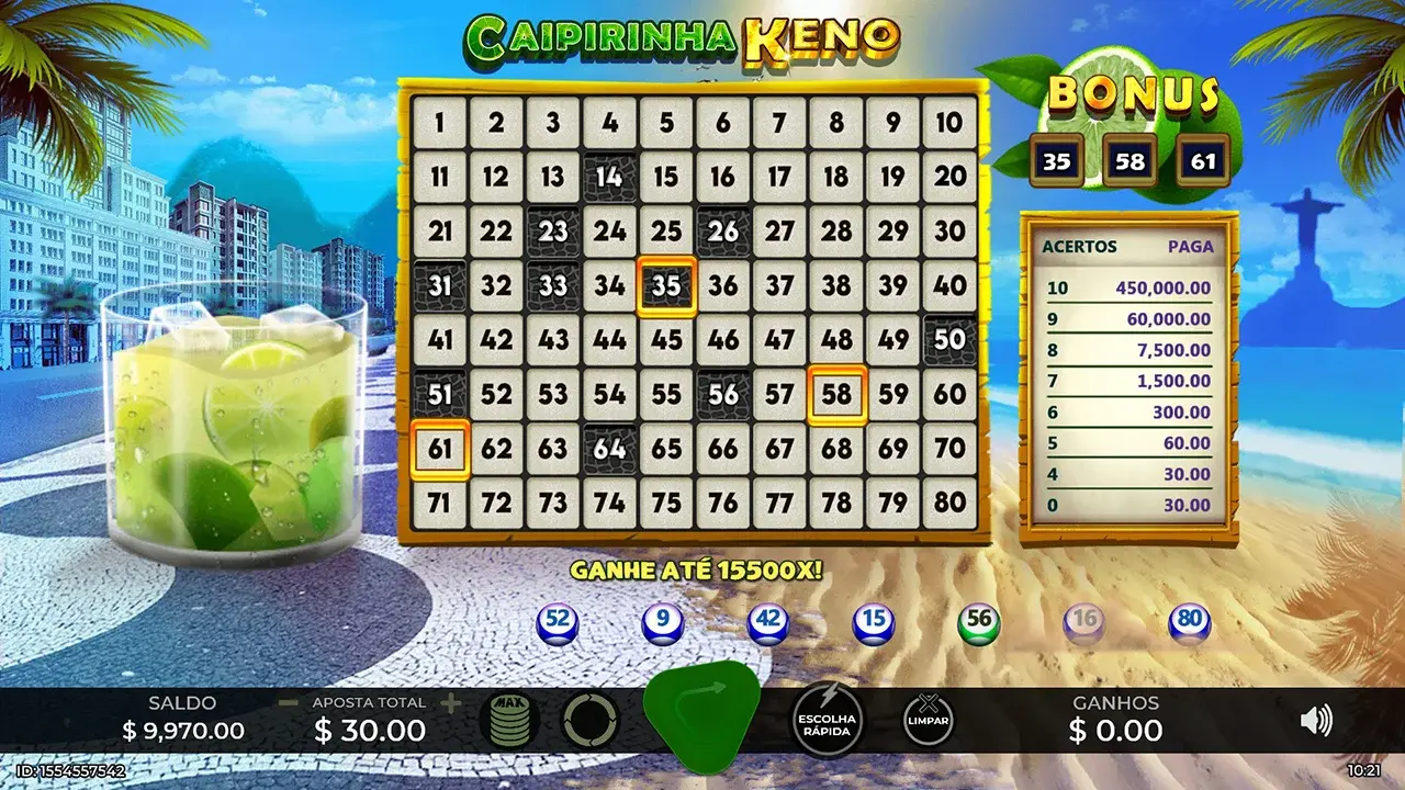 Caipirinha Keno