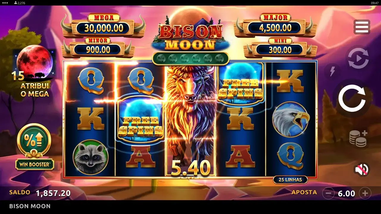 Bison Moon Ganhos