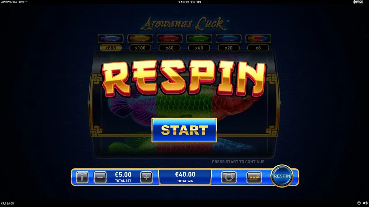 Arowana's Luck™ Rotações Repetidas