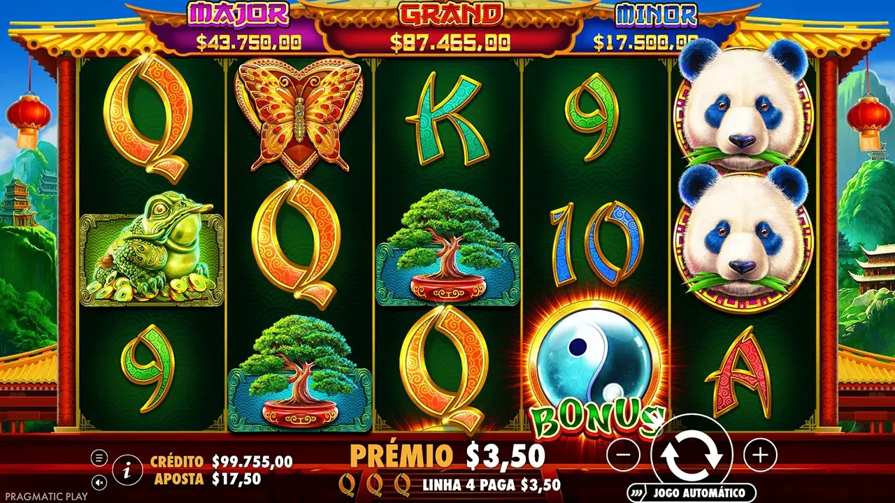 Panda's Fortune 2 Símbolos Especiais