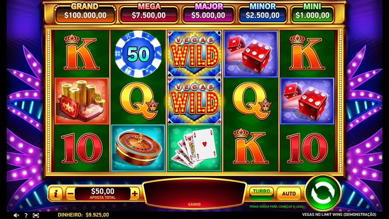 Vegas No Limit Wins Símbolos Especiais