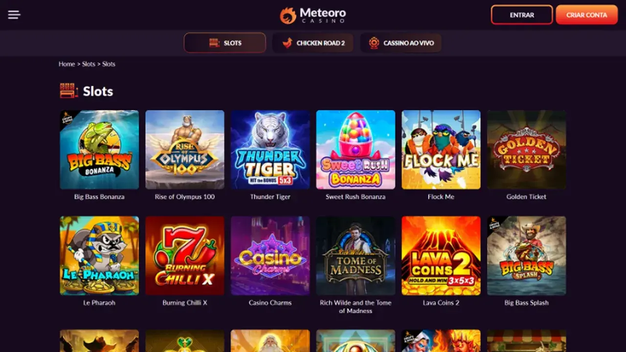 Meteoro Cassino Jogos
